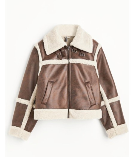 JACHETA din piele eco H&M