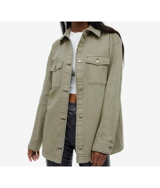 Geaca Denim H&M kaki